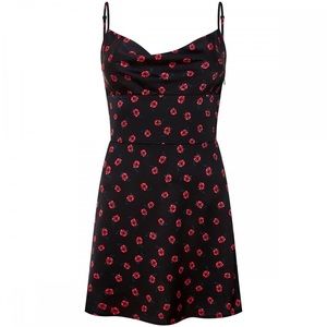 NWOT Real Silk Floral Slip Dress